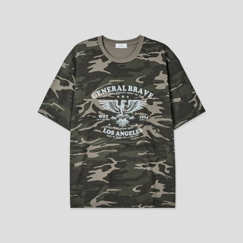 [MULLO] Camo Ross Short Sleeve T-Shirt 1