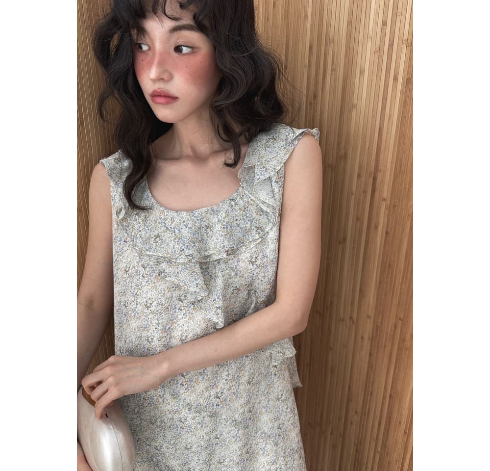 [FOUNDATION] Emma Lovely Flower Chiffon Dress 6