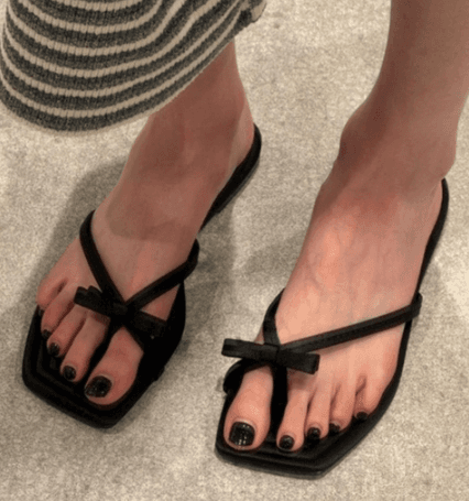 [RETRO] 9078 Ribbon Strap Sandals 6