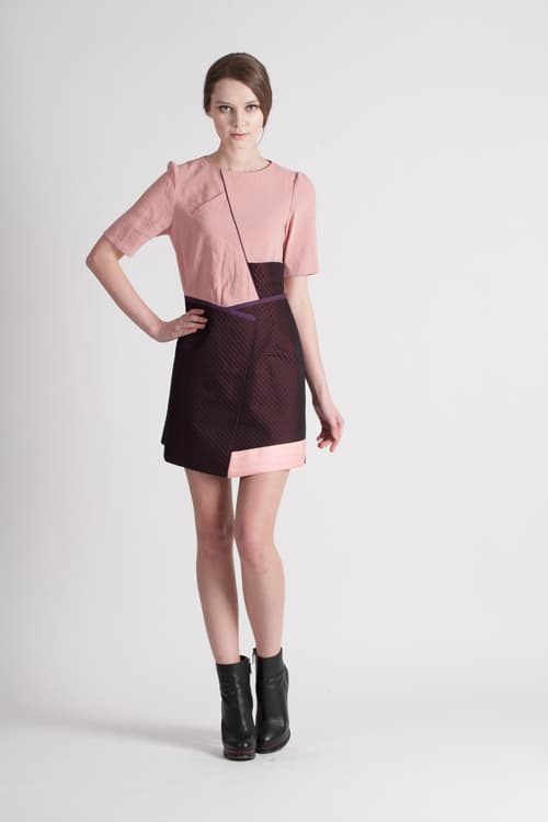 [FREAKS] Feldblume A-Structural Mini Dress Wine 4