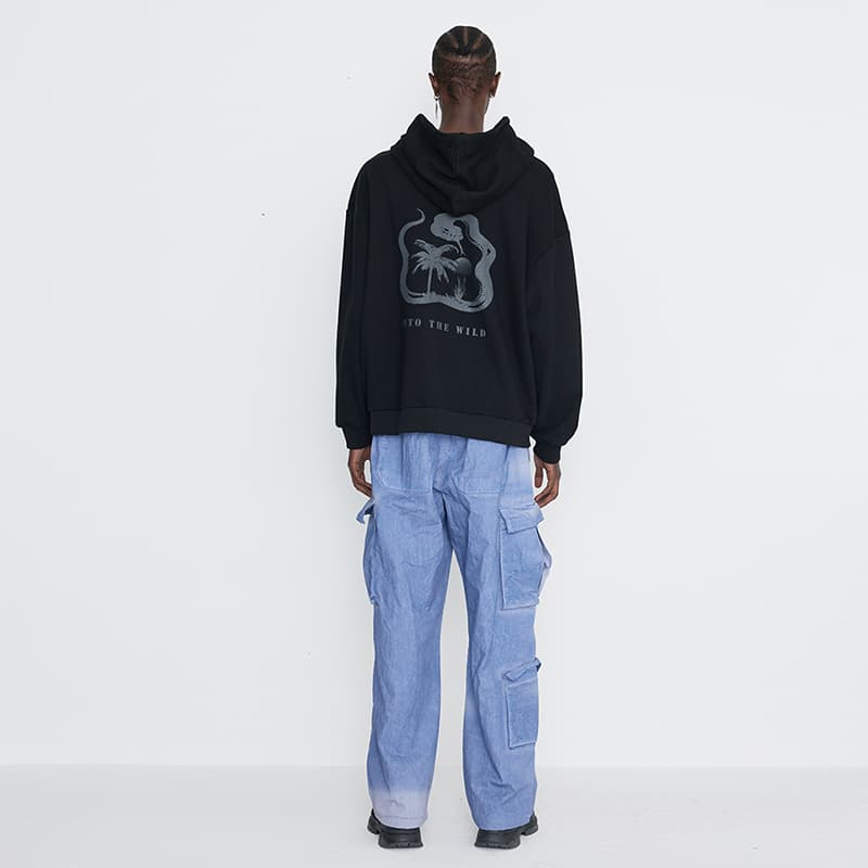 [SSERPE] DYEING CARGO BANDING   PANTS BLUE 5