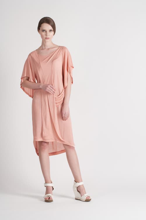 [FREAKS] Monica Kate Unsymmetrisch Tencel Dress 5