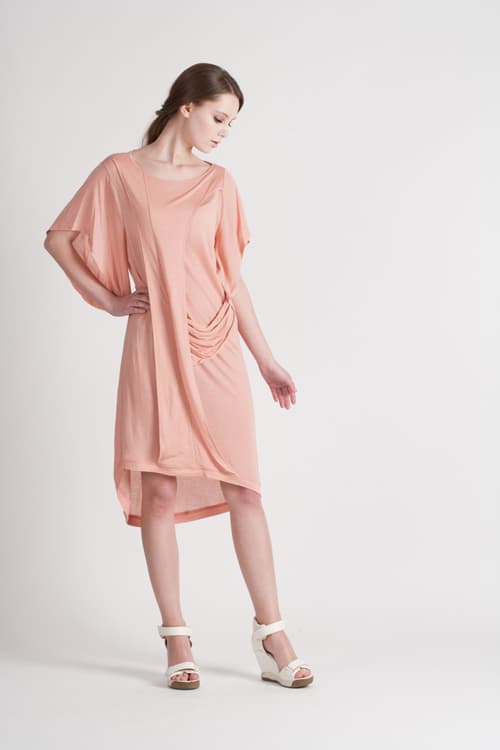 [FREAKS] Monica Kate Unsymmetrisch Tencel Dress 7