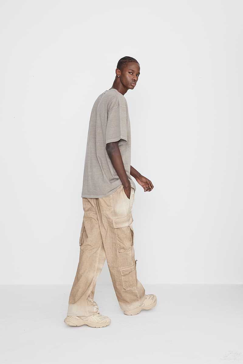 [SSERPE] DYEING CARGO BANDING PANTS BEIGE 3