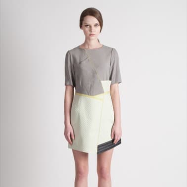 [FREAKS] Feldblume A-structural Mini Dress 1