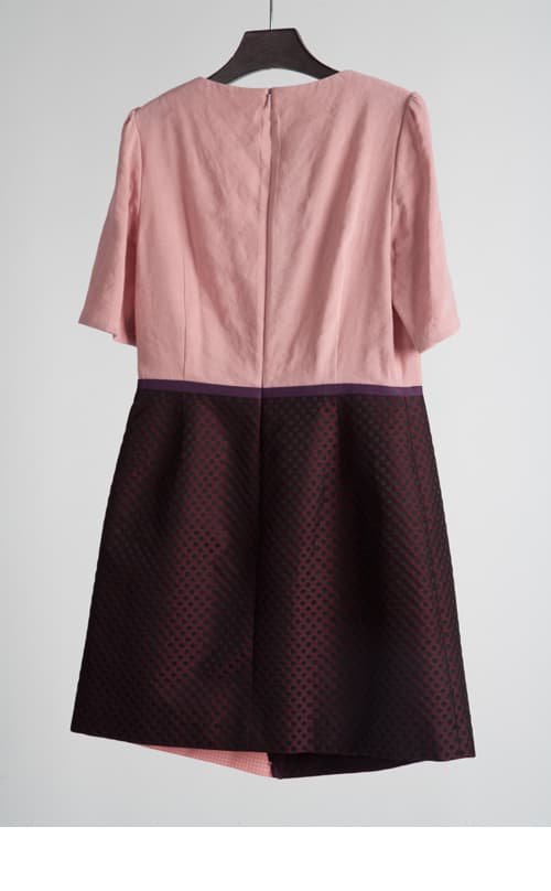 [FREAKS] Feldblume A-Structural Mini Dress Wine 9