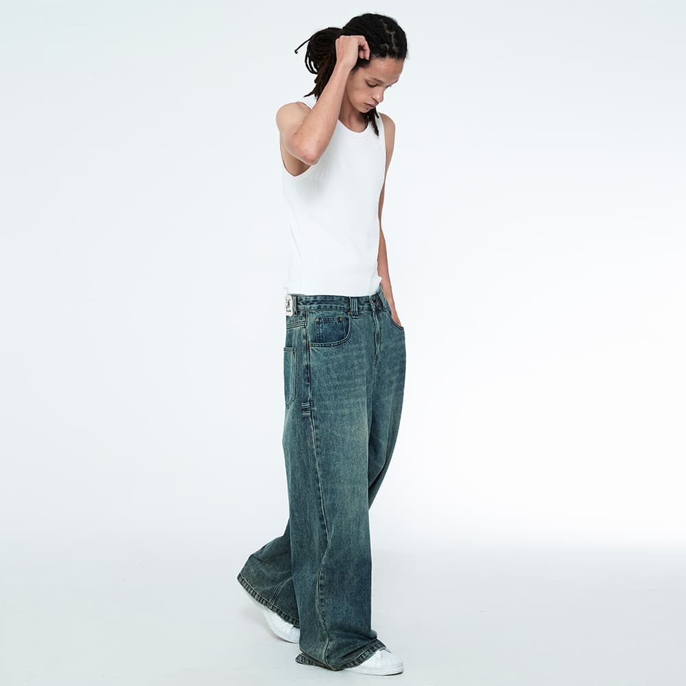 [SSERPE] DAILY BOY WIDE DENIM PANTS 4