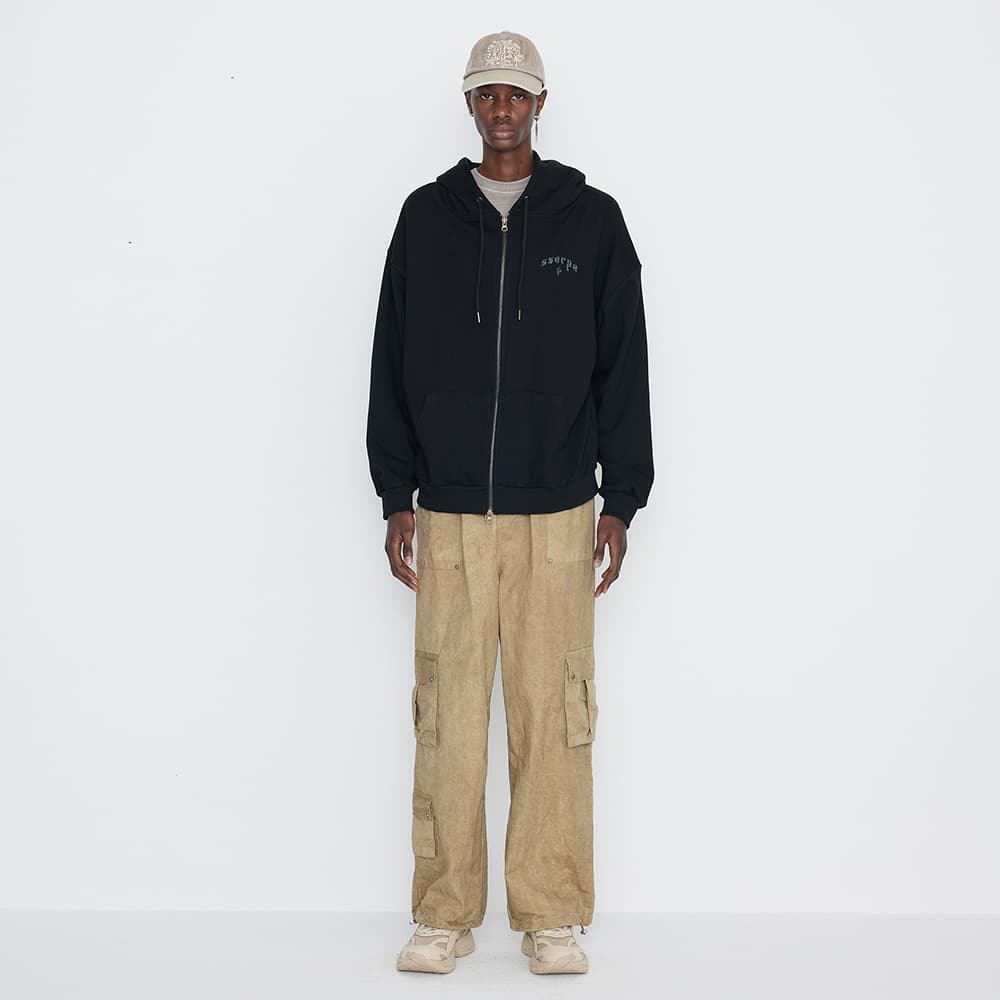 [SSERPE] WASHING COTTON CARGO BANDING PANTS 2