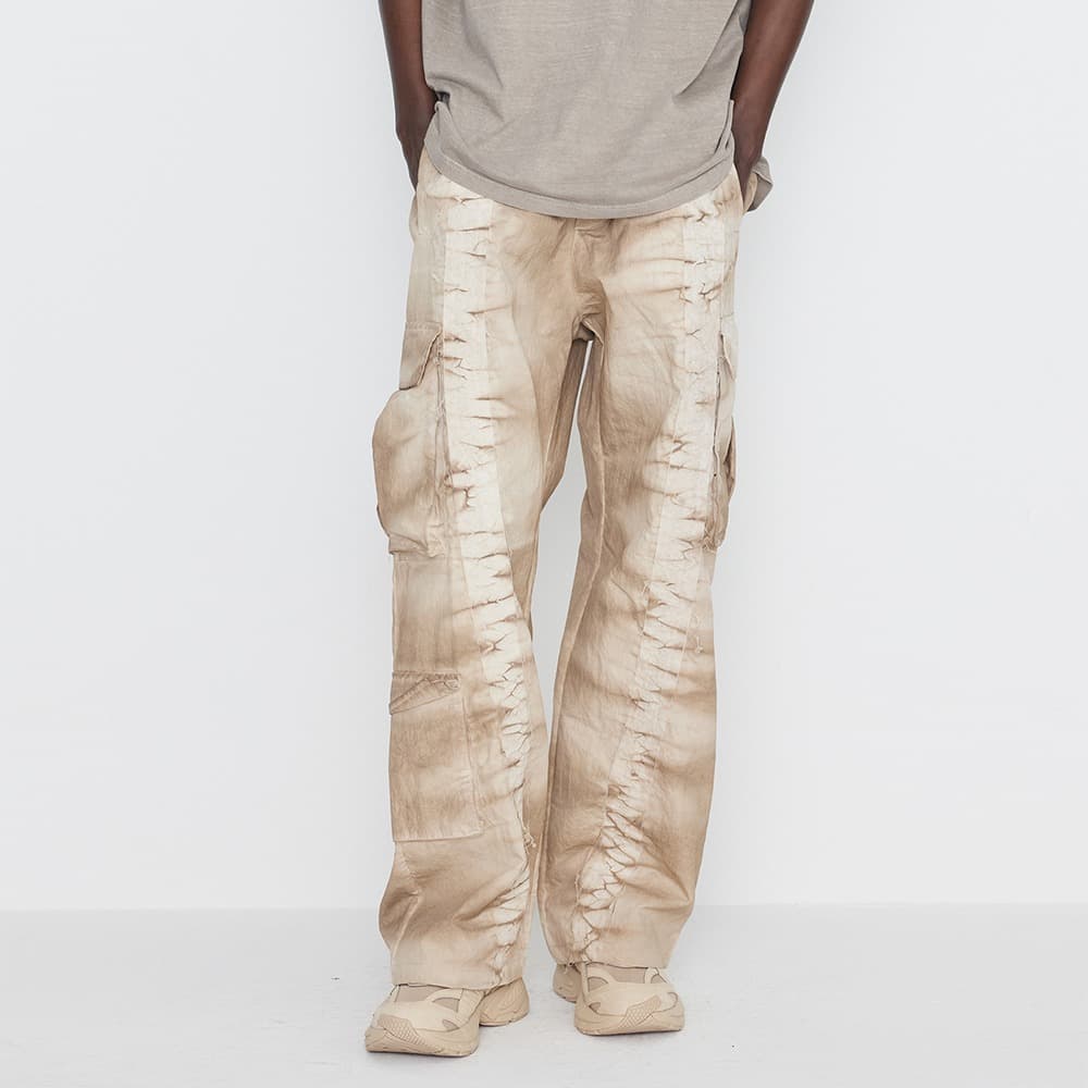 [SSERPE] DYEING CARGO BANDING PANTS BEIGE 8
