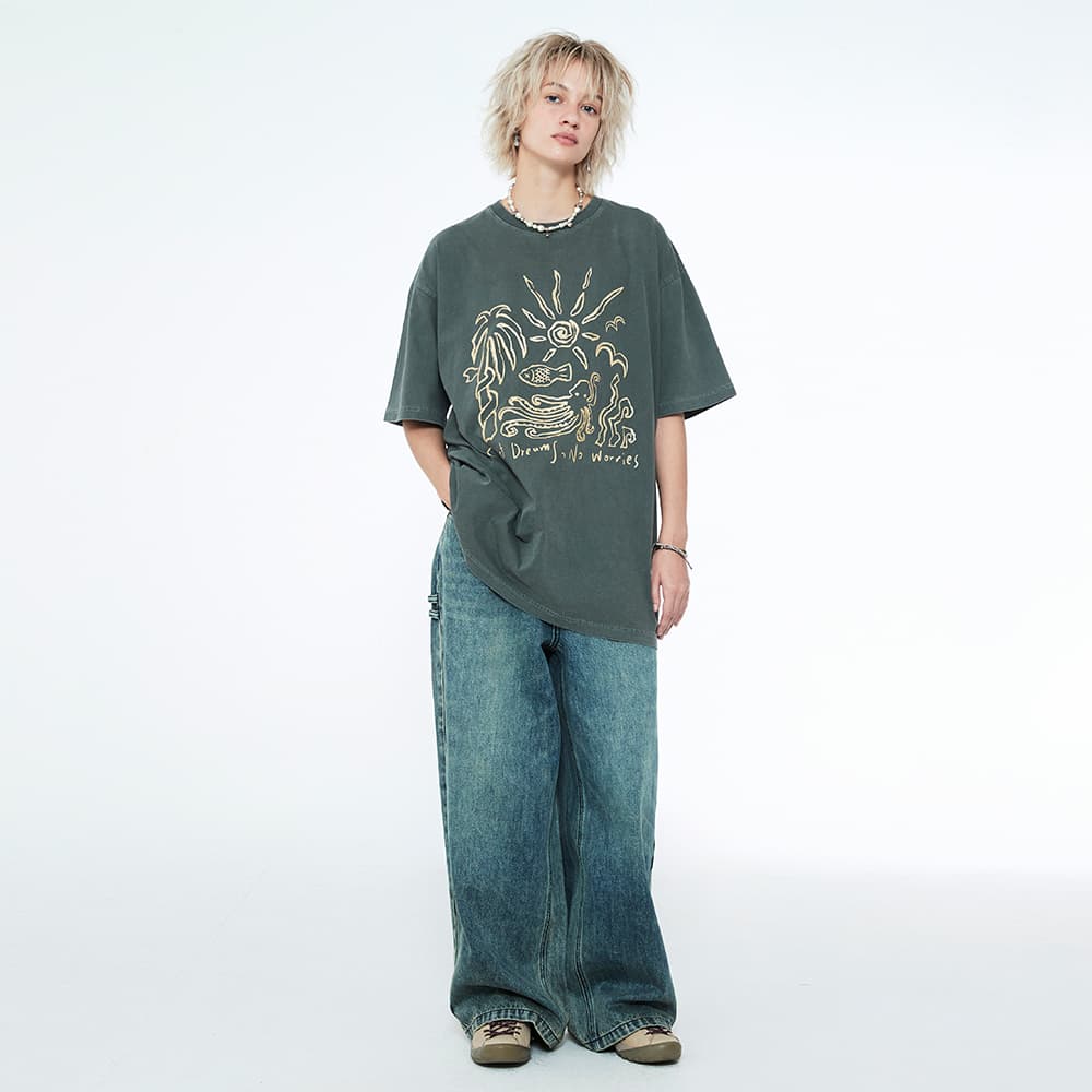 [SSERPE] DAILY BOY WIDE DENIM PANTS 5