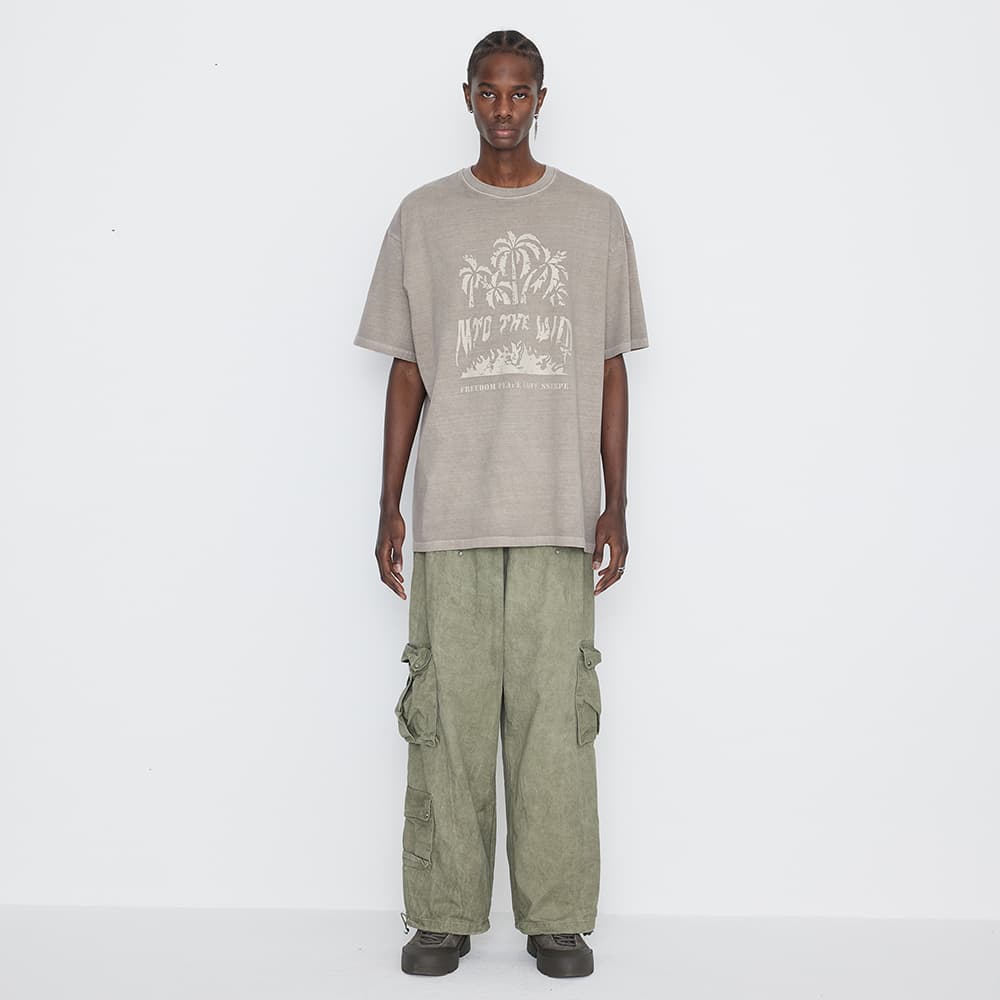 [SSERPE] WASHING COTTON CARGO BANDING PANTS 9