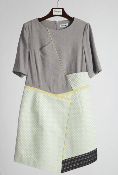 [FREAKS] Feldblume A-structural Mini Dress 8