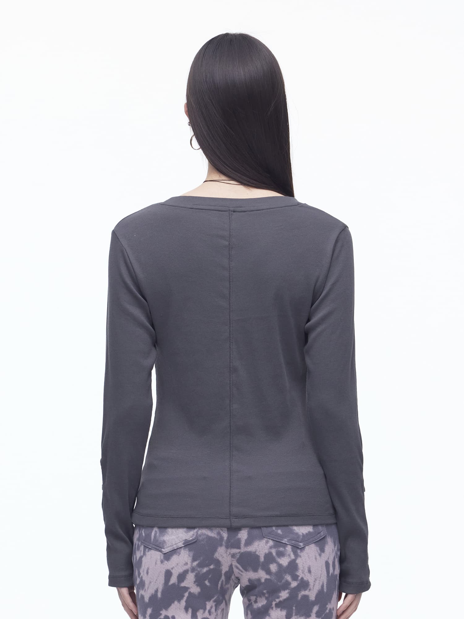 [DILETTANTISME] Slit Button T-shirts 6