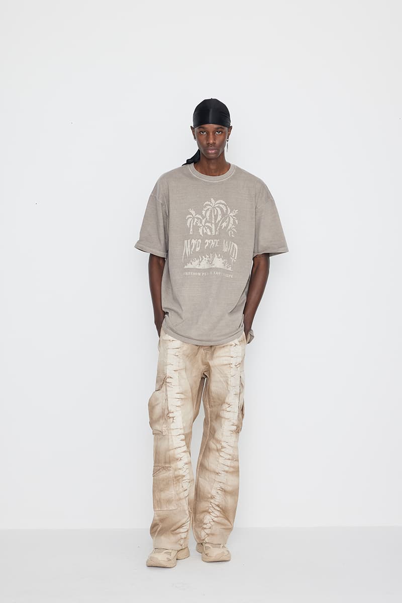 [SSERPE] DYEING CARGO BANDING PANTS BEIGE 4
