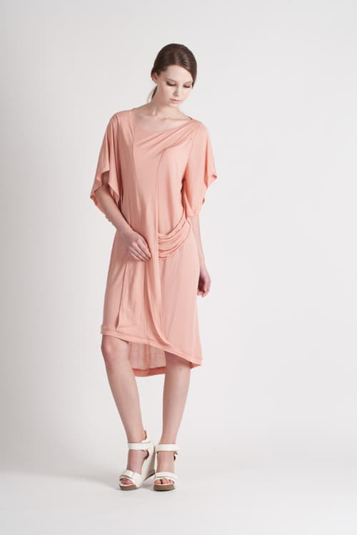 [FREAKS] Monica Kate Unsymmetrisch Tencel Dress 6