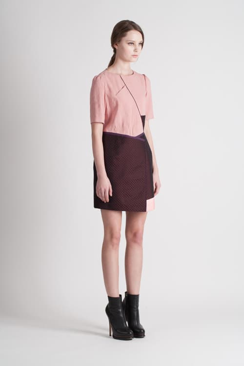 [FREAKS] Feldblume A-Structural Mini Dress Wine 2