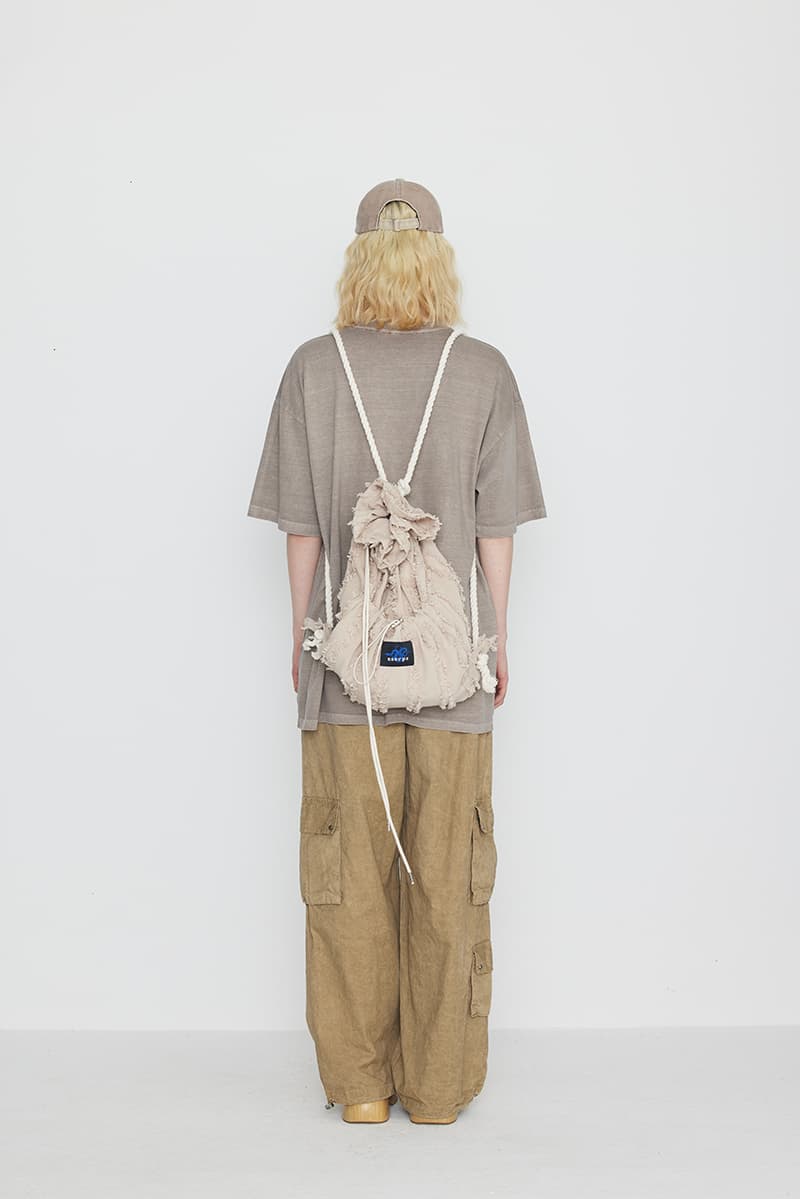 [SSERPE] WASHING COTTON CARGO BANDING PANTS 5