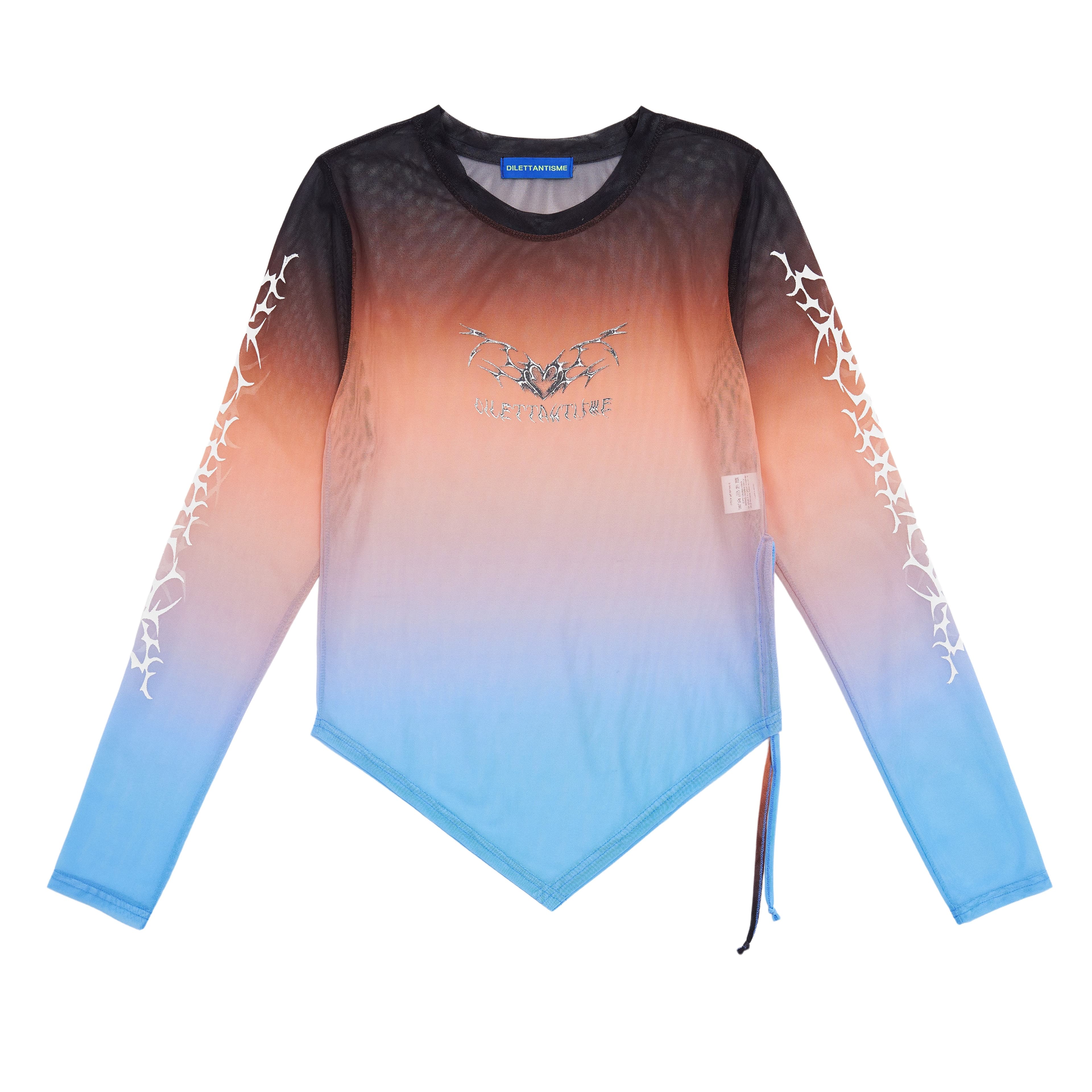 [DILETTANTISME] Sunset Mesh Tribal T-Shirts 8