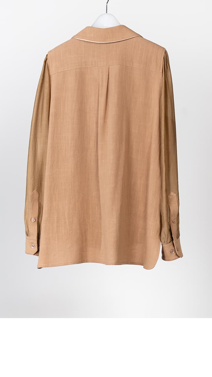 [FREAKS] Linen Piping Summer Blouse 10