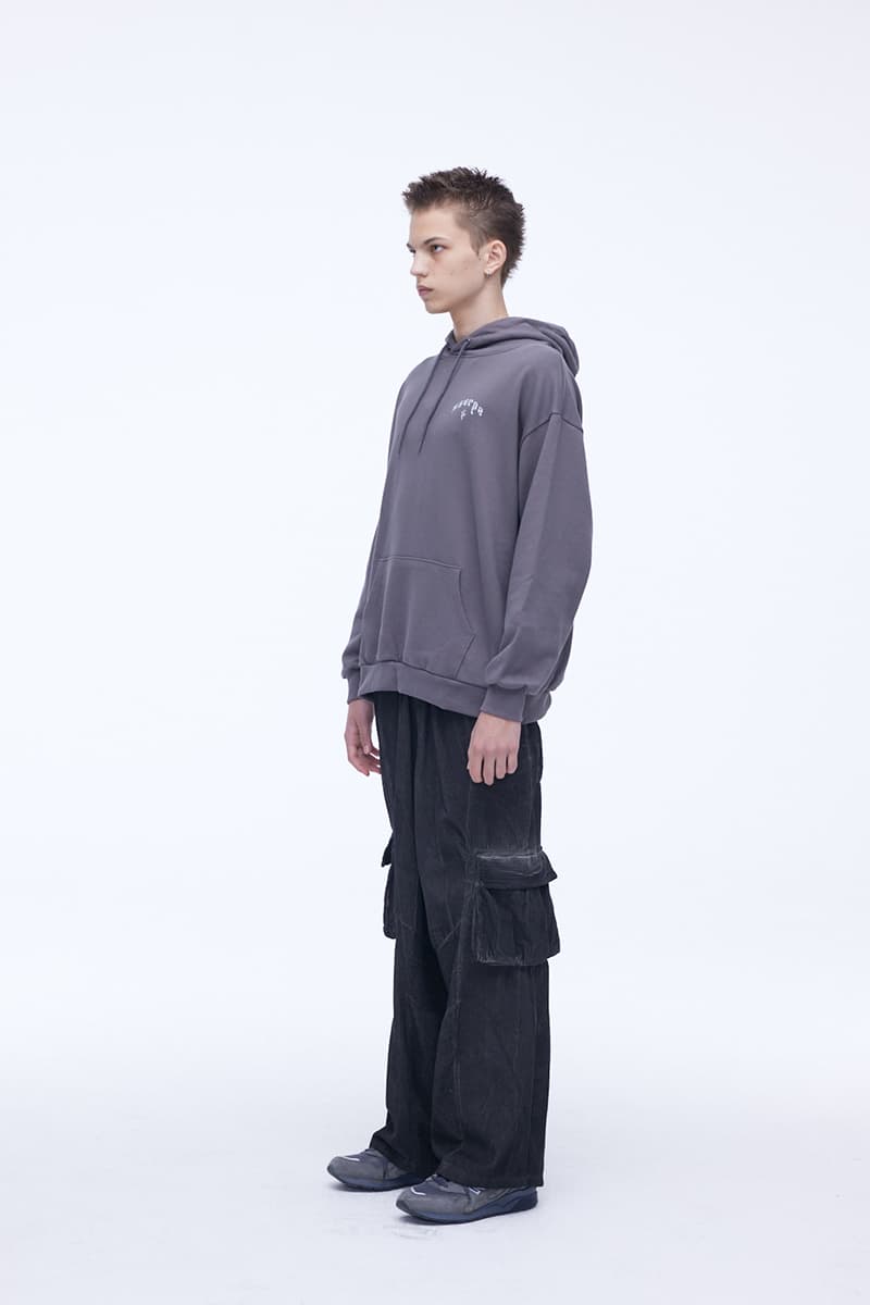 [SSERPE] DYEING CORDUROY CARGO   BANDING PANTS DIRTY BLACK 2