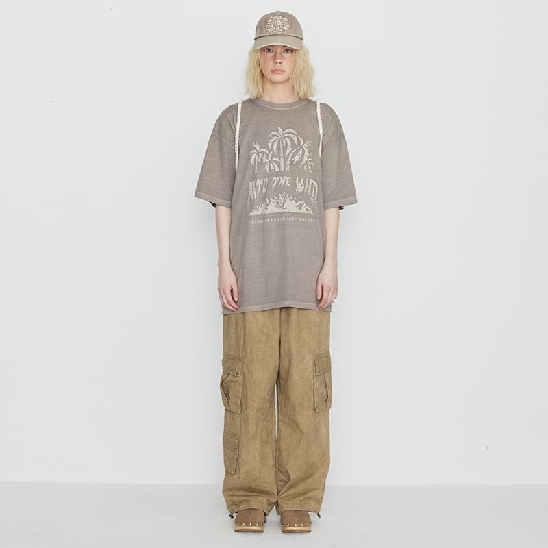 [SSERPE] WASHING COTTON CARGO BANDING PANTS 4