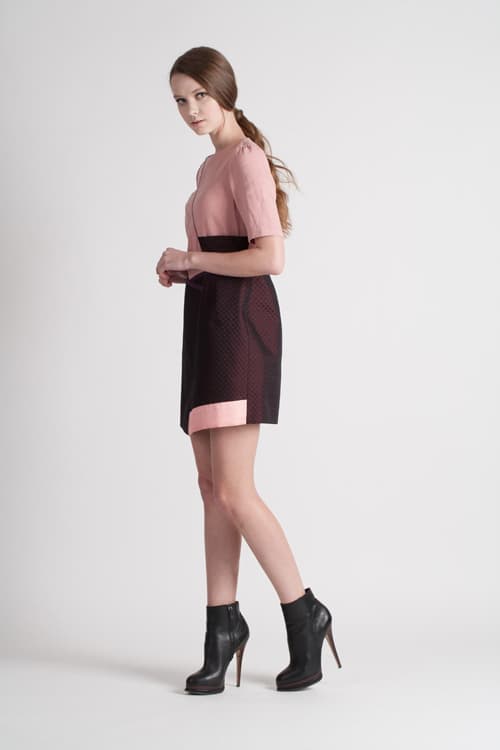 [FREAKS] Feldblume A-Structural Mini Dress Wine 6