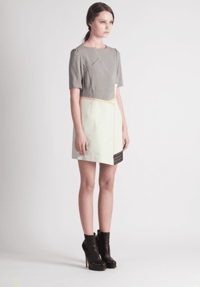 [FREAKS] Feldblume A-structural Mini Dress 3
