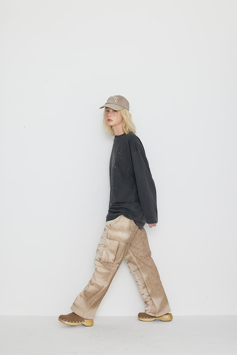 [SSERPE] DYEING CARGO BANDING PANTS BEIGE 6