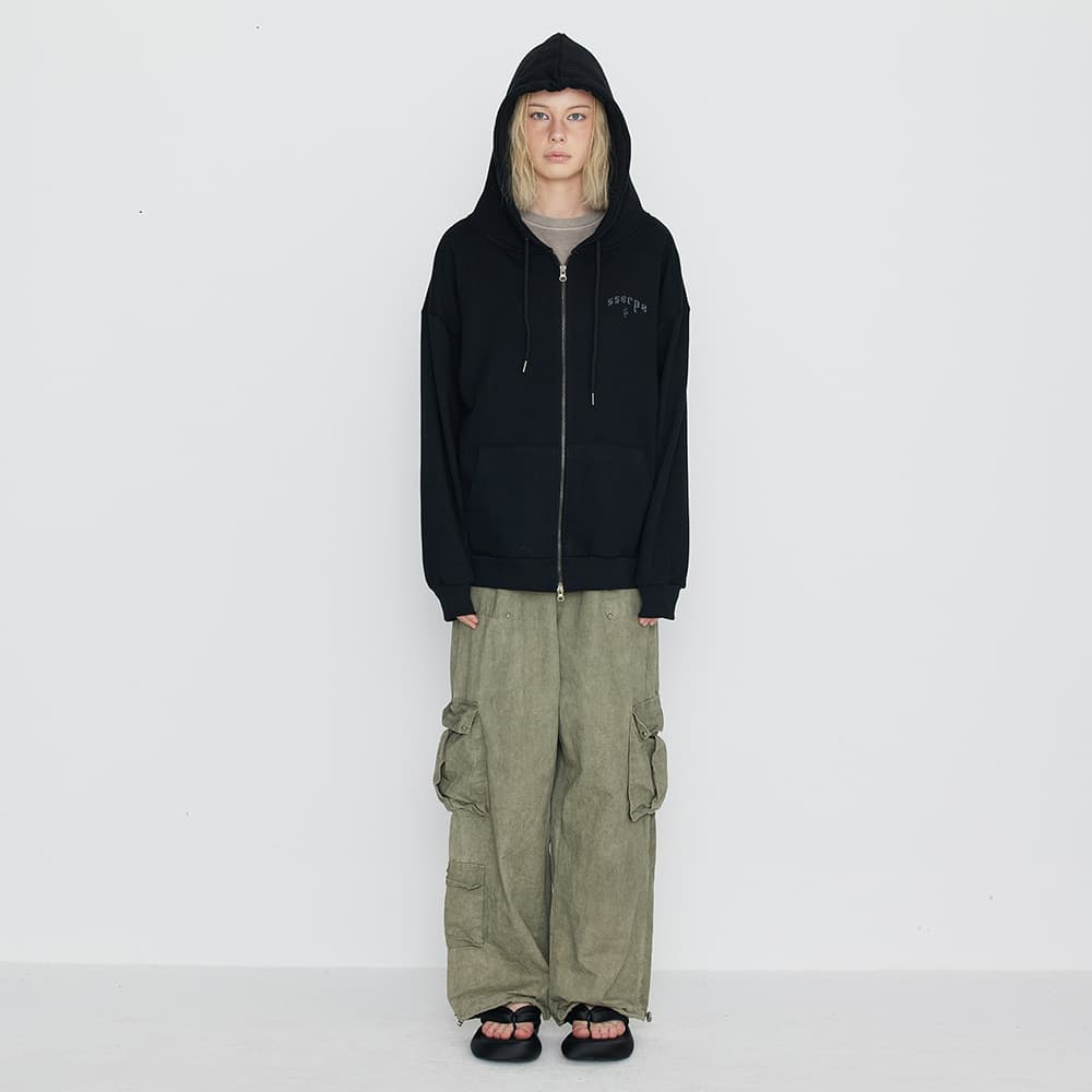 [SSERPE] WASHING COTTON CARGO BANDING PANTS 7