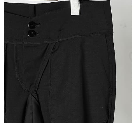 [FREAKS] Front Ankle Slit Wool Blend Skinny Slacks 9