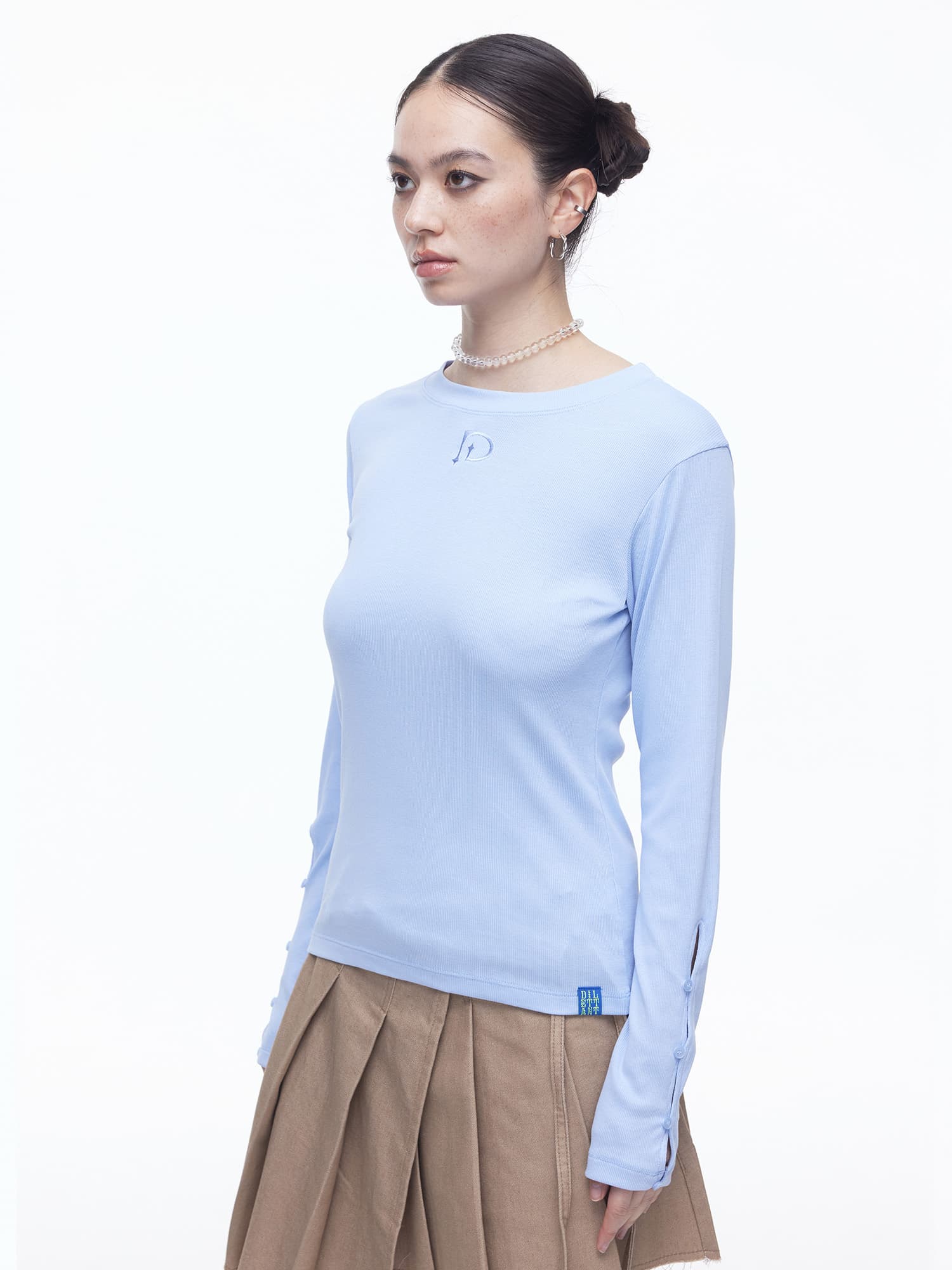 [DILETTANTISME] Slit Button T-shirts 2