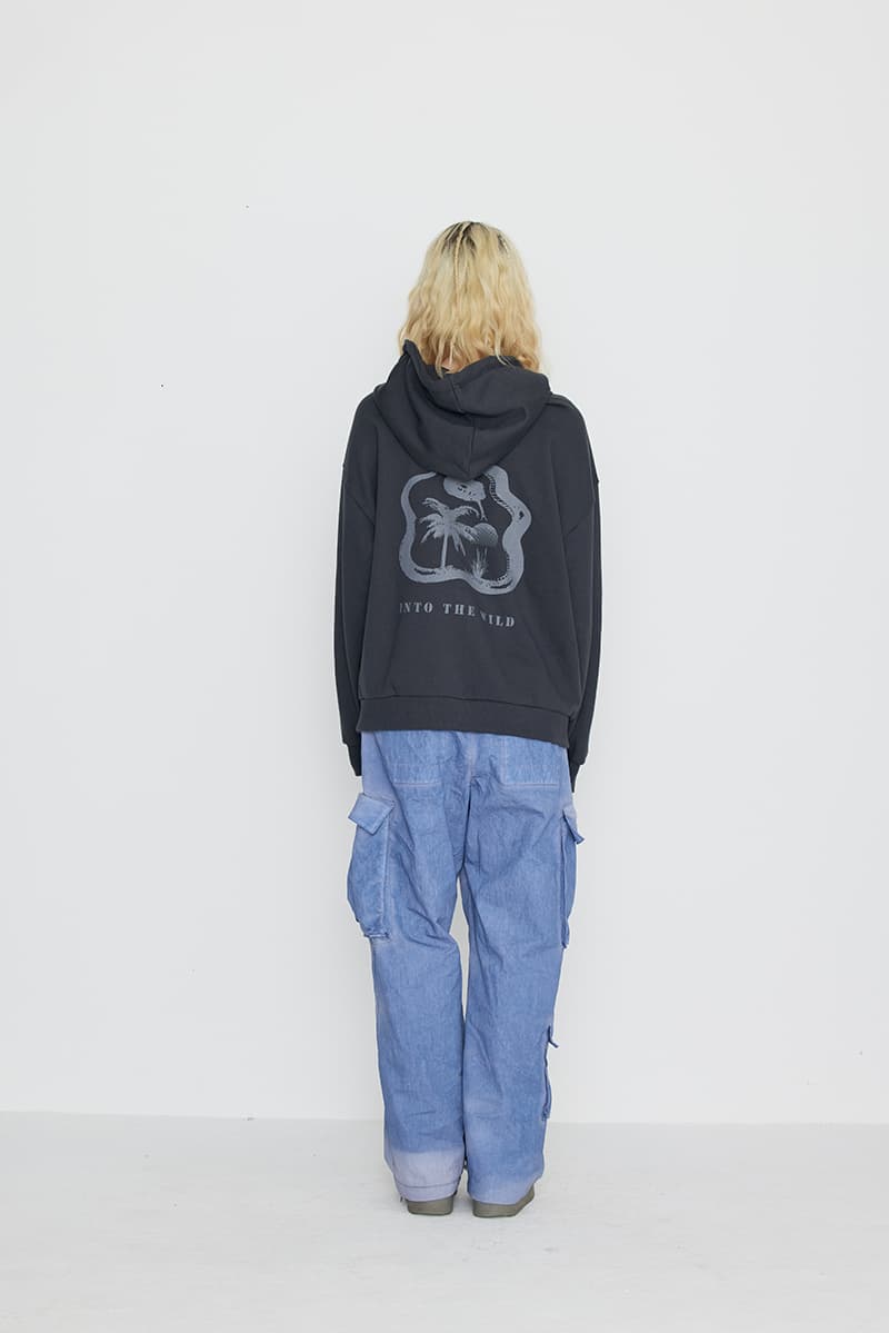 [SSERPE] DYEING CARGO BANDING   PANTS BLUE 8