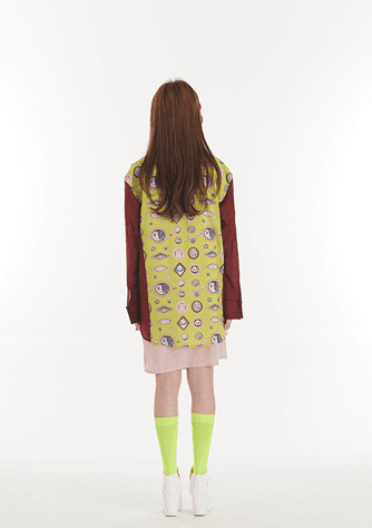 [FREAKS] Unisex Frill Long Blouse + Mini-Shirtdress 2