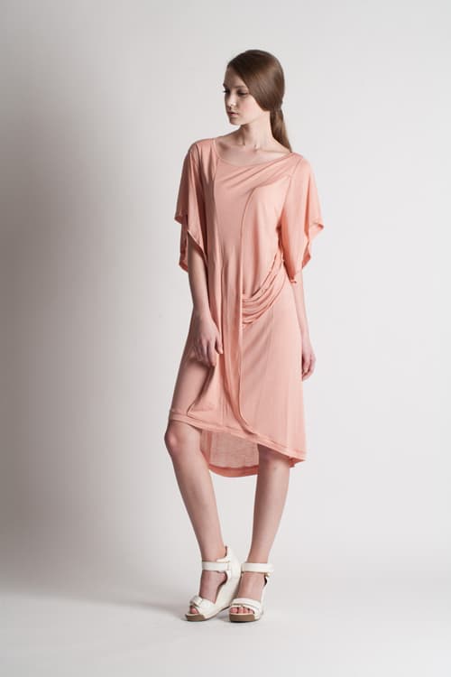 [FREAKS] Monica Kate Unsymmetrisch Tencel Dress 8