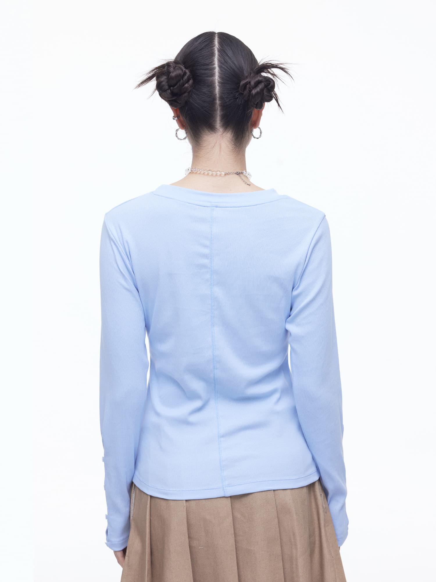 [DILETTANTISME] Slit Button T-shirts 4