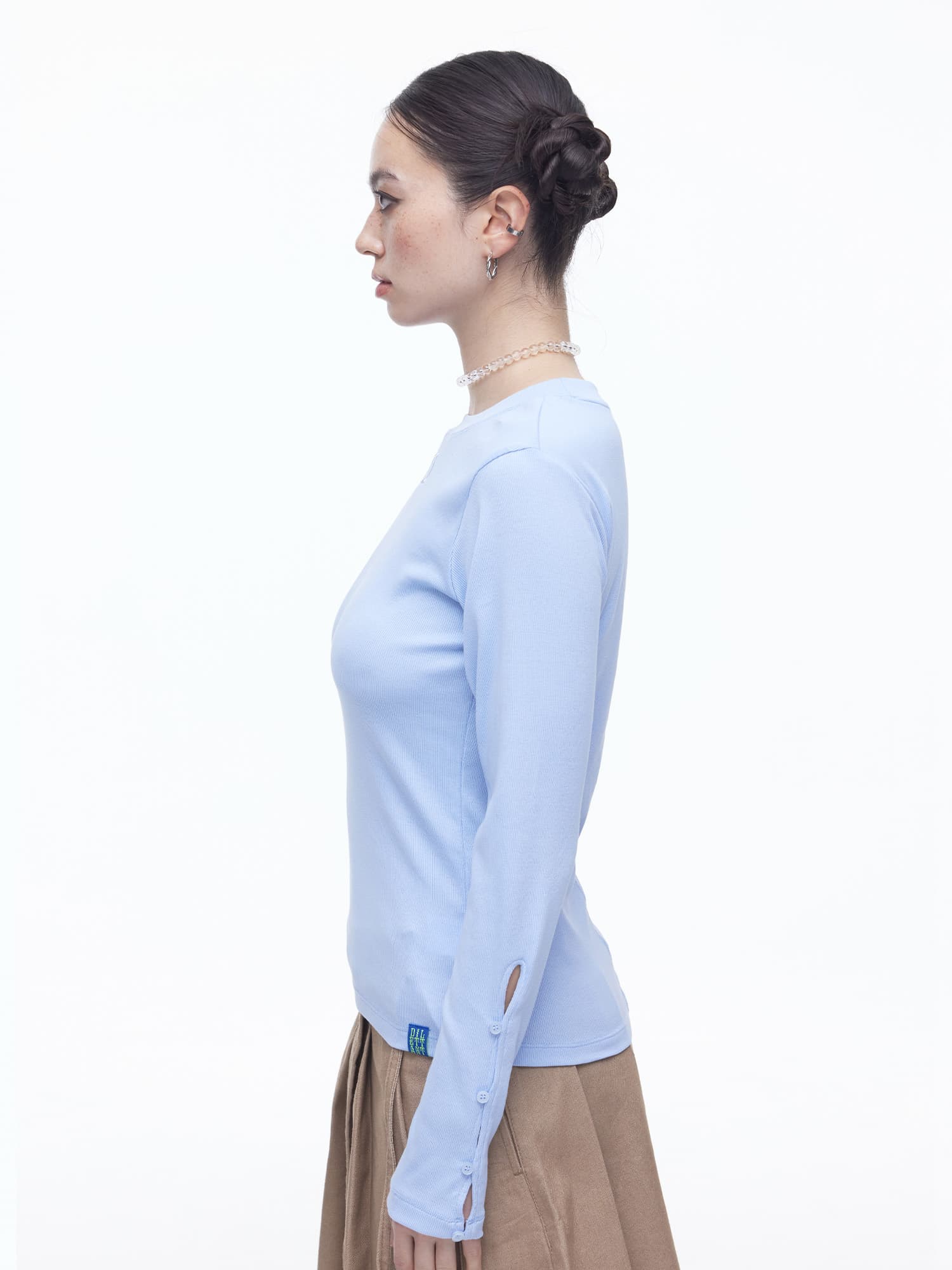 [DILETTANTISME] Slit Button T-shirts 3