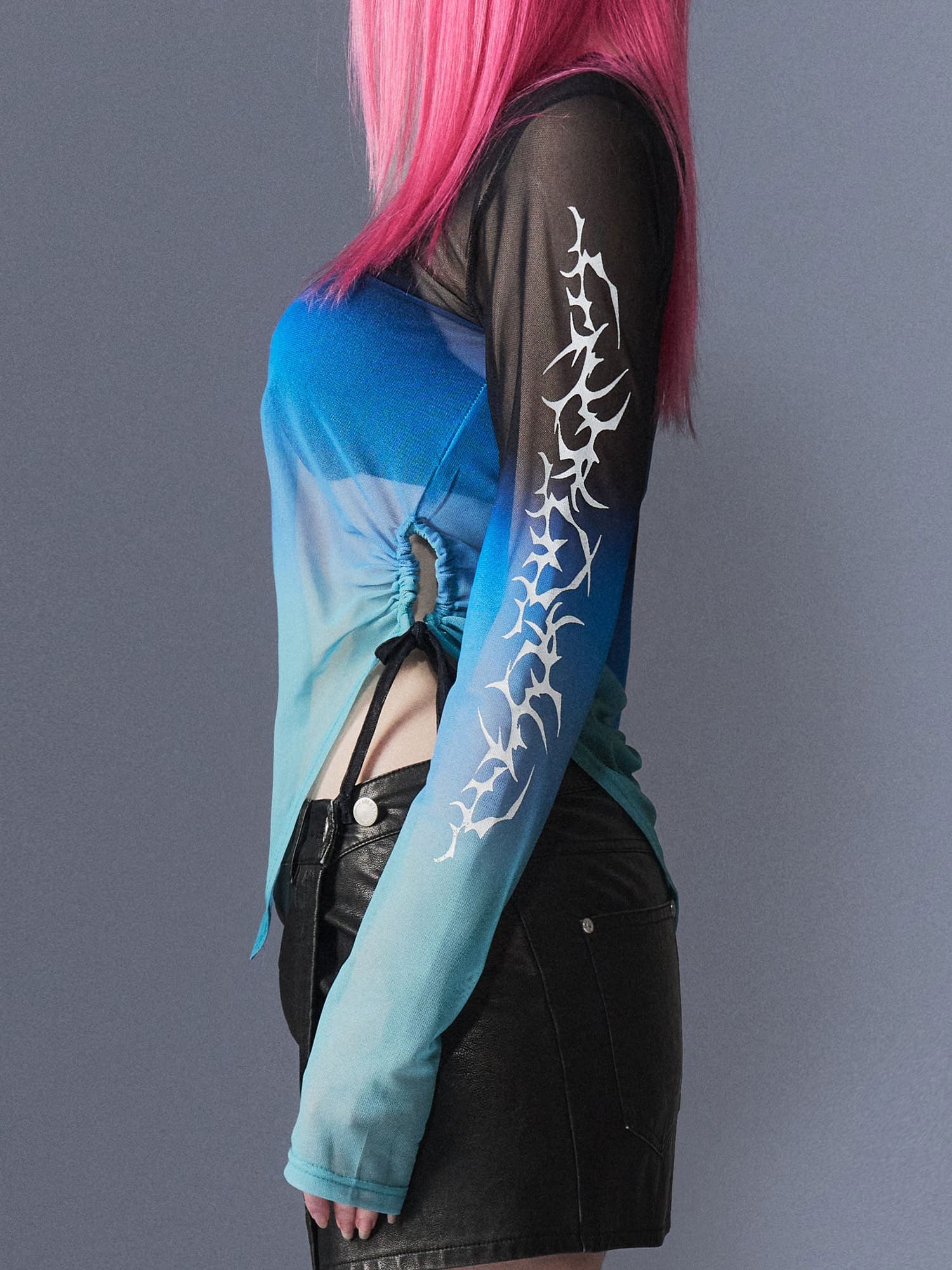 [DILETTANTISME] Beach Tribal Mesh T-Shirts 3